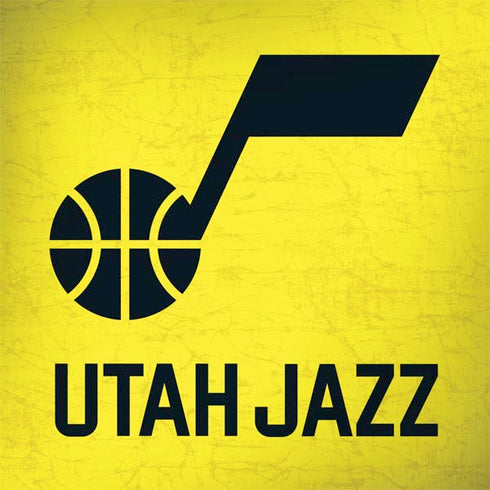 NBA Utah Jazz Yellow Texture Dell Inspiron Skin